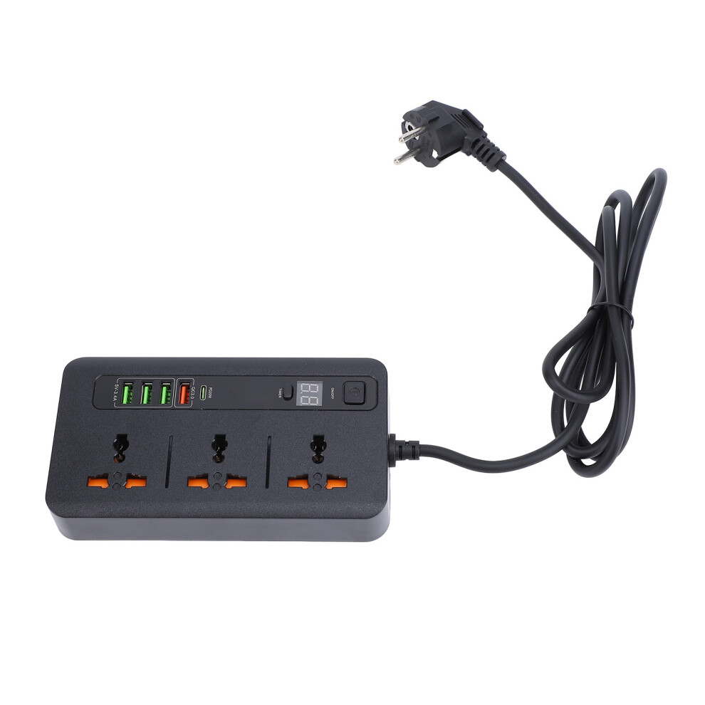 Power Socket Strip 3000W Usb Pd20w Qc3.0 Dual Charging Digital Display 323163281438