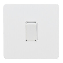 Reinweißer Edelstahl-Tasterplatte Schalter AC250V