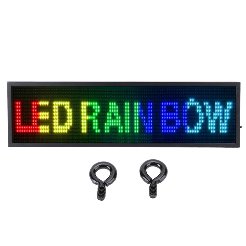 Flexibles LED-Zeichen 26x14 Zoll, IP64, Vollfarbe