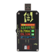 USB-C Stromzähler 1,44" LCD Spannung/Strom DC3,5-15V