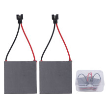 2Pcs Heat Powered Wood Stove Fan 227 Heat Resistant Replacement