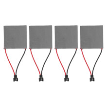 4x Kaminlüfter Generatorplatte Aluminium 227C