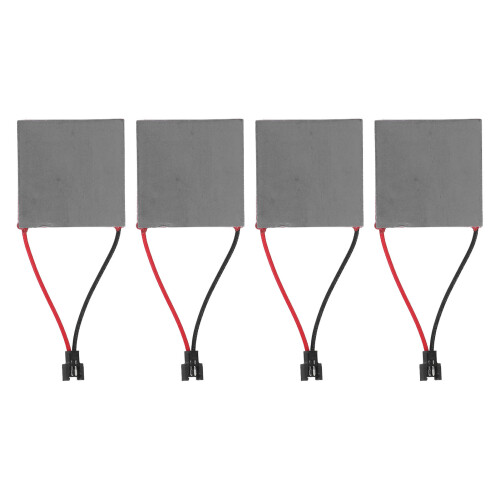 4x Kaminlüfter Generatorplatte Aluminium 227C