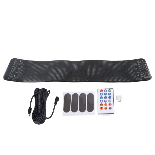 Flexible LED Sign 19.37x4.33in APP Control IP64 Waterproof