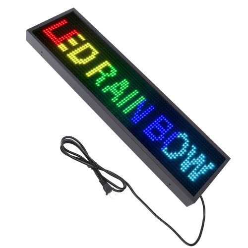 LED Display 40x14 Inch Full Color Rainproof Programmable 2