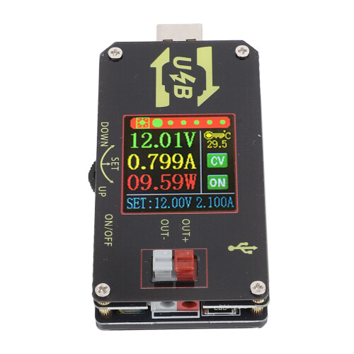 USB-C Stromzähler 1,44" LCD Spannung/Strom DC3,5-15V 2