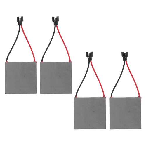 4x Kaminlüfter Generatorplatte Aluminium 227C 2