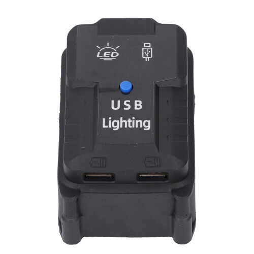 USB-Ladegerät 2x5V 2.1A 18V Adapter mit Licht 1