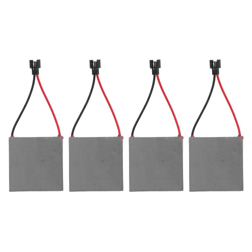 4x Kaminlüfter Generatorplatte Aluminium 227C 1
