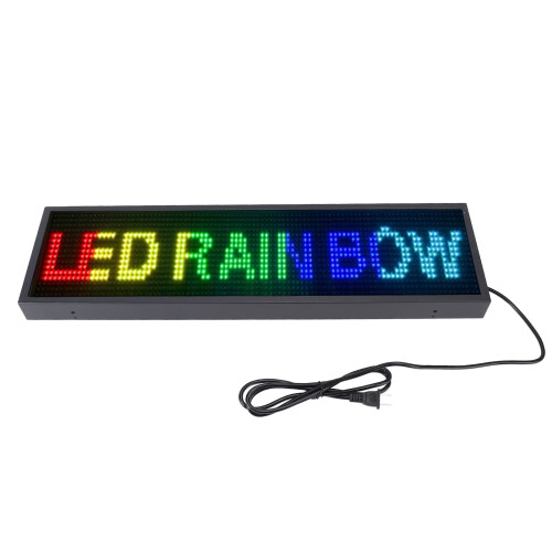LED Display 40x14 Inch Full Color Rainproof Programmable 1