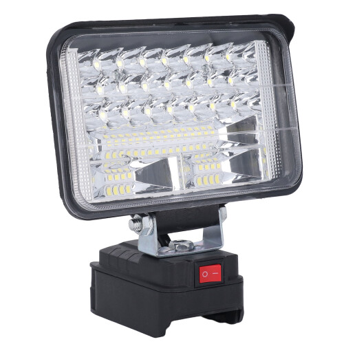 Cordless LED Work Light 48W 6800LM 2 USB 1