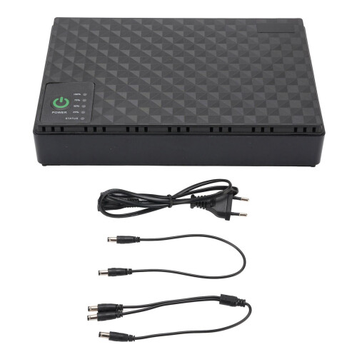 (EU Plug 85-265V) UPS-Netzteil 10400mAh 5V-24V 18W EU-Stecker