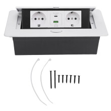 Recessed Desktop Outlet Waterproof Power Hub USB-C