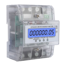 (Transparent) DREHSTROM-Messgerät LCD 3-Phasen 4-Leiter