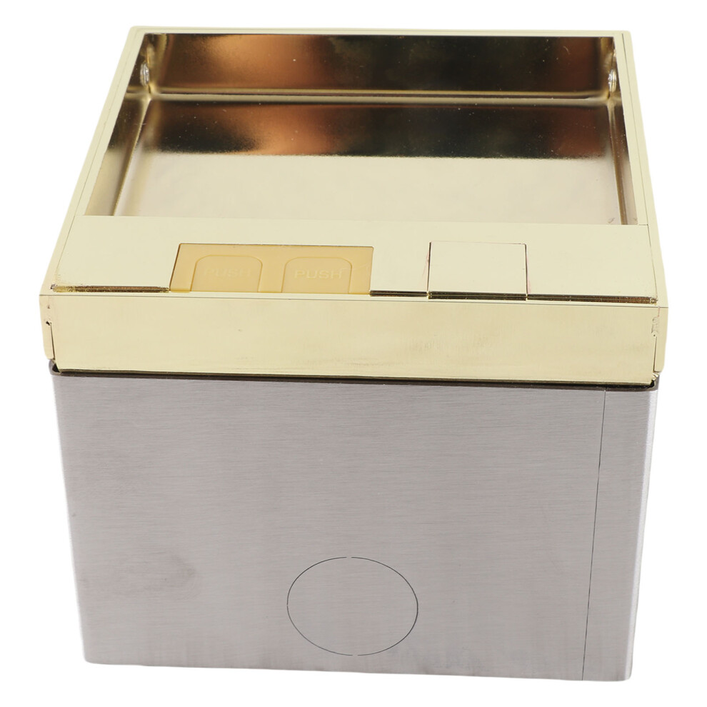 Embedded Floor Outlet 4000W Gold 2 Prong Network Recessed For Home 610830972226