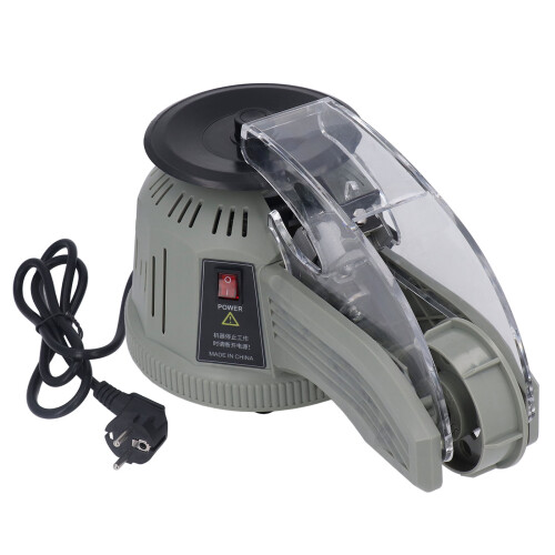 (EU Plug 220V) JAXUDA Electric Tape Cutter Rotary Disc 110V US Plug