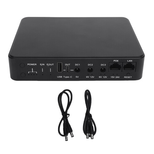 Mini-UPS 9000mAh 15V/24V DC & USB für Router/Kamera