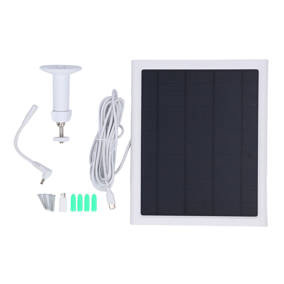 (Csp6w T B) 6W Solar Panel Charger For Arlo Camera 360 Adjustable Ip66 Waterproof 610830973629