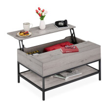 Couchtisch mit anhebbarer Platte