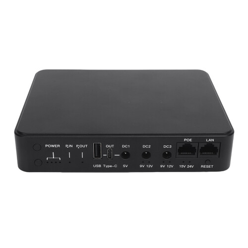 Mini-UPS 10400mAh 6x DC 5V-24V USB für Router/Kamera 1