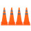 4Pcs 28 Inch Reflective Foldable Safety Cones for Parking Lot 1