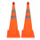2 Set Foldable Traffic Cones 360 Reflective Safety Cones 70cm 1