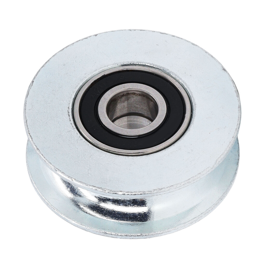 U Groove Bearing Pulley Alloy Steel Guide Wheel 64Mm Od 15Mm Hole 323163283036