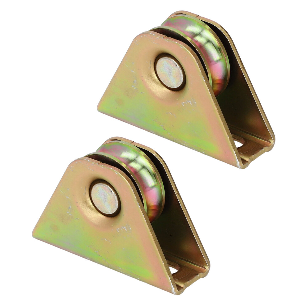 2Pcs U Groove Wheel Pulley 58Mm 300Kg Bearing Detachable 323163282725
