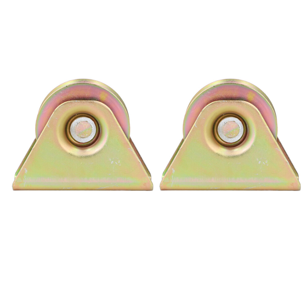 2Pcs 58Mm V Groove Pulleys Hanging Rope 300Kg Load Capacity 323163283050