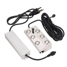 (US Plug 100-240V) 6-Kopf-Ultraschall-Zerstäuber 5L/h, Edelstahl 304