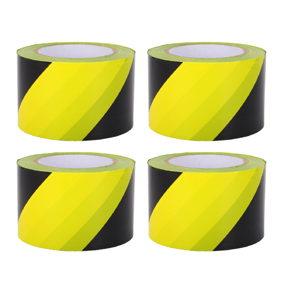 4Pcs Yellow Caution Tape Pe Wind Rain Proof Safety 610830963477