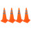 4Pcs 28 Inch Reflective Foldable Safety Cones for Parking Lot 5