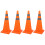 4Pcs 28 Inch Reflective Foldable Safety Cones for Parking Lot 3