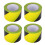 4PCS Yellow Caution Tape PE Wind Rain Proof Safety 5