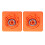 2Pcs Foldable Pop Up Safety Cones Reflective Collar Orange 30cm 2