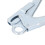 Safety Hook 22KN Load Capacity Galvanized Alloy Steel Self Locking 3