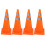 4Pcs 28 Inch Reflective Foldable Safety Cones for Parking Lot 4