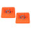 2Pcs Foldable Pop Up Safety Cones Reflective Collar Orange 30cm 3