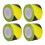 4PCS Yellow Caution Tape PE Wind Rain Proof Safety 3