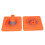 2Pcs Foldable Safety Cones Orange Reflective Collar for Parking 4