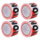 4 Pcs Caution Tape Non Adhesive Water Proof PE Warning Hazard 3