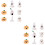 18-teiliges halloween-set mit mini-harz-elementen, - 8
