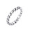 Ring Damen Versilbert Fünfzack Stern Stapelbar Größe 8 10