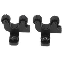 2x Verstellbarer PVC-Kajak-Ruderhalter & Angelnetzhalter