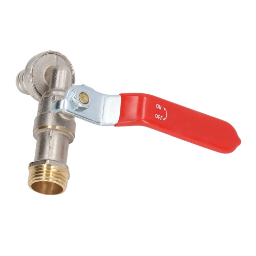 Spülenschlauch-Adapter Messingventil 1/2in Auslass 1