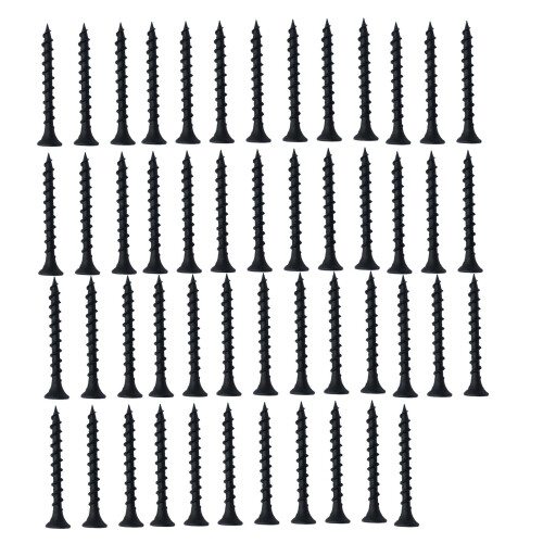 50Pcs Blue Self Tapping Screws 6 X 1.5in Spring Steel