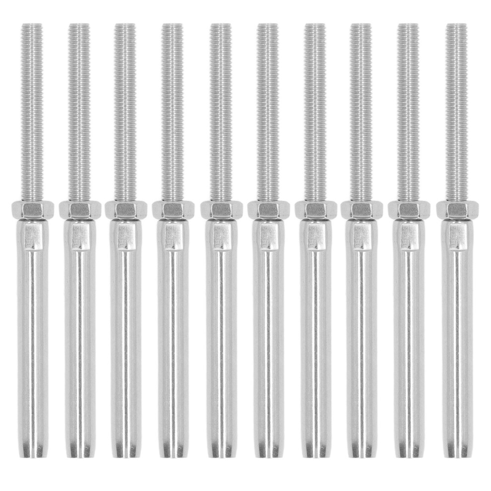 (M6 3Mm/0.12In) 10Pcs M5 3Mm Stainless Steel Swage Lag Screw Kit 323163343815