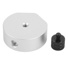 Satellit-Tripod-Montageadapter, 1/4-20 3/8-16, Aluminium
