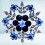 1 Blauwe Sneeuwpatroon Broche Multifunctioneel Kostuumaccessoire 10