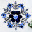 1 Blauwe Sneeuwpatroon Broche Multifunctioneel Kostuumaccessoire 7